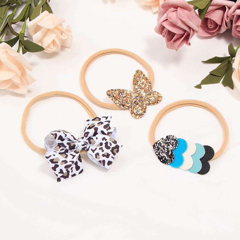 1 KOM Lytwtw's Baby PU jednorog traka za kosu Traka za kosu Traka za glavu za djevojčice Elastična novorođenčad Dodaci za kosu Odjeća