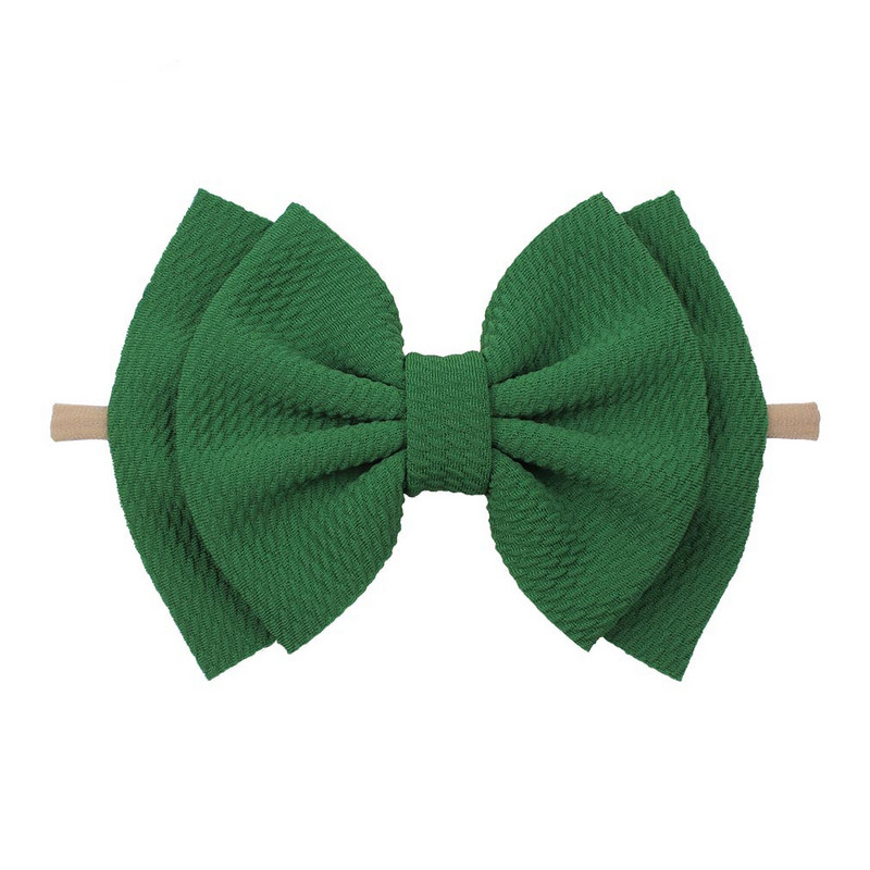 YANJIE 2023 New Arrival 6" Μαλλιά Φιόγκοι Νάιλον Κεφαλοδέτες Ύφασμα Elastic Baby Headband Αξεσουάρ μαλλιών για κορίτσια DIY Headwear Hairband