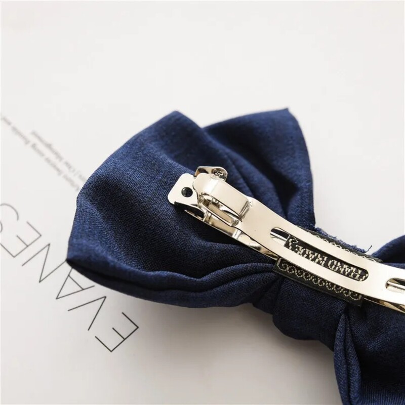 Túlméretes masnicsomó hajfogantyúk vászon Barrette hajcsat lófarok női elegáns fejfedők hajtűk lányok hajkiegészítők nőknek