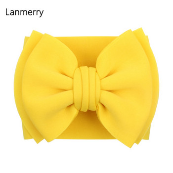 7\'\' Big Double Layer Puff Hair Bows Headband for Kids New Fashion Spring Elastic Headwrap Girls Cute Hair Accessories Χονδρική