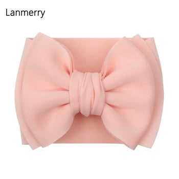 7\'\' Big Double Layer Puff Hair Bows Headband for Kids New Fashion Spring Elastic Headwrap Girls Cute Hair Accessories Χονδρική