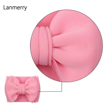 7\'\' Big Double Layer Puff Hair Bows Headband for Kids New Fashion Spring Elastic Headwrap Girls Cute Hair Accessories Χονδρική