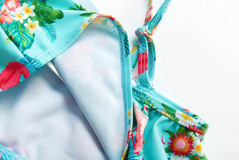 Dvodijelni kupaći kostim za djevojčice s volanima Dvodijelni kupaći kostimi za djevojčice Odjeća za plivanje za malu djecu