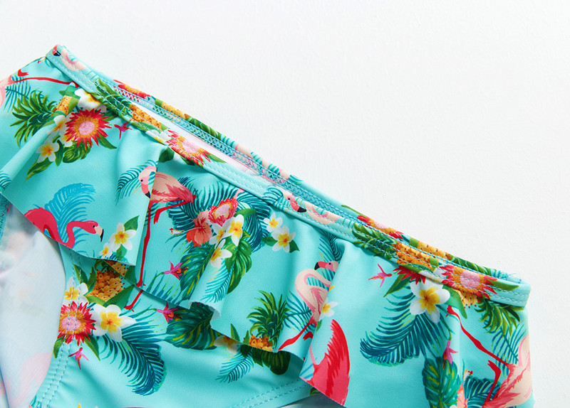 Dvodijelni kupaći kostim za djevojčice s volanima Dvodijelni kupaći kostimi za djevojčice Odjeća za plivanje za malu djecu