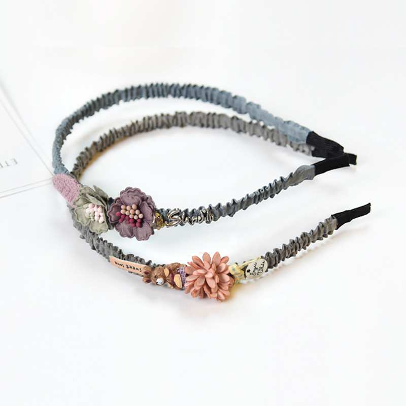 Koreai virágos fejpánt lányoknak strasszkoronás hajpántok kiváló minőségű női és lányos hajkiegészítők parti kézzel készített ékszerek