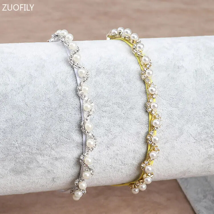 Új babafotó kellékek hajkiegészítők lányoknak újszülött fotózáshoz Virágos nyakkötős gyöngysor Fejpánt csecsemő barkácsfejfedők