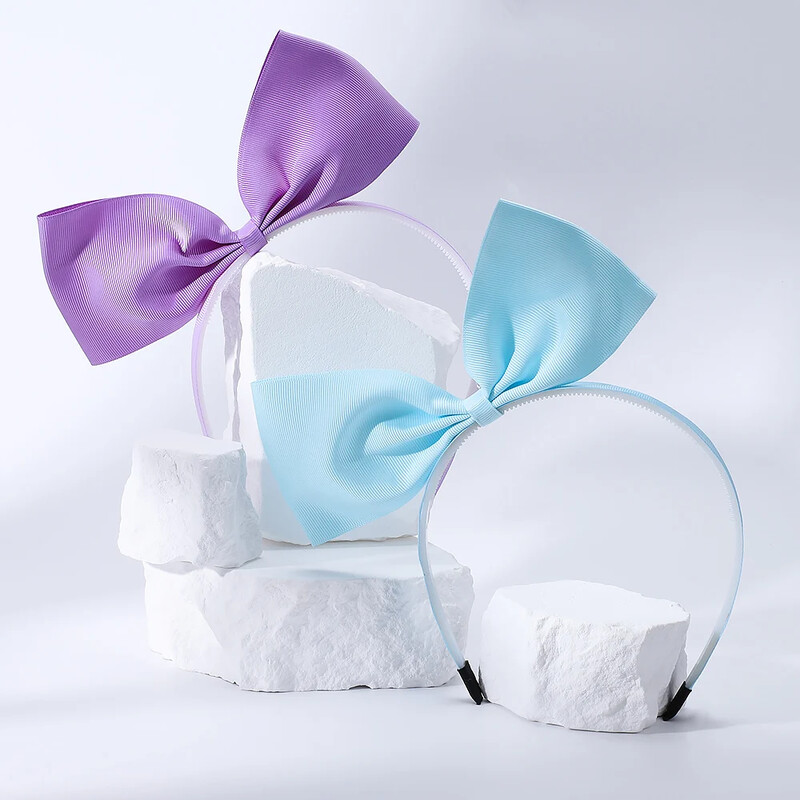 1 db Gyerekek Aranyos masni hajgumik Sweet Candy Color Lányok Hajpántok Boutique Szalag Kézzel Készített Fejfedők Gyermek Haj Kiegészítők Ajándék