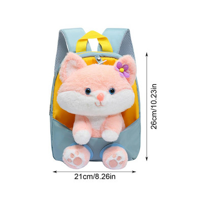 Plišani ruksak s plišanim mačkama s plišanim mačkama i uklonjivim ruksakom s plišanim mačkama za djevojčice, modni mini ženski ruksak