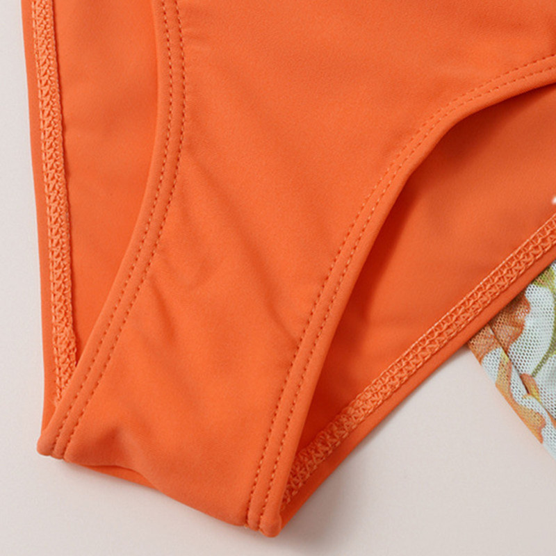 Meitene, 10, mazulis, mazulis, meiteņu trīsdaļīgi peldkostīmi ar apdruku bikini peldkostīmi biksītes meitenēm, bikini pludmales bērniem, jauki peldkostīmi