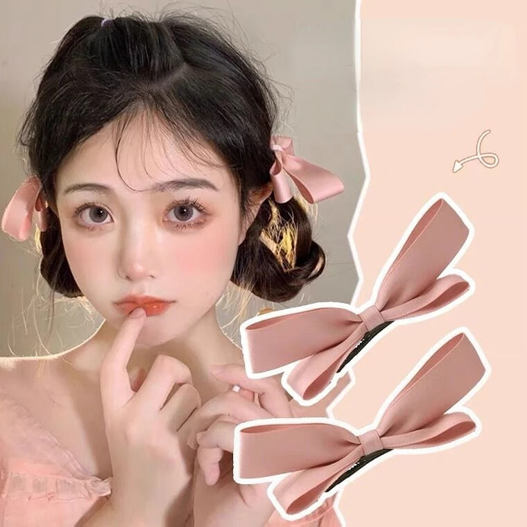 2db Aranyos 3D masni hajcsat Aranyos édes rózsaszín lányok frufru hajtű Elegáns fejfedő lányoknak női hajkiegészítők