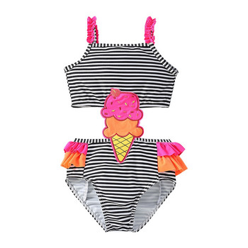 Κάλυμμα μαγιό για κορίτσια Παιδικό μαγιό Baby girls Ice print Swimsuit Guard Μαγιό για νήπιο κορίτσι