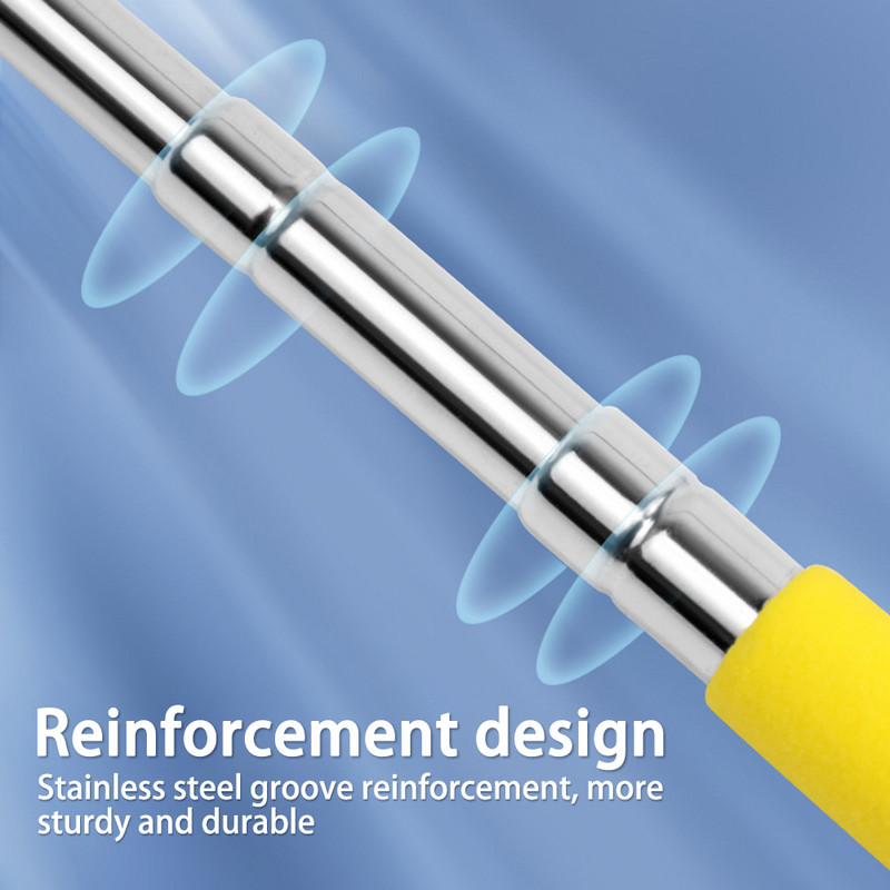 Ištraukiamas mokytojo rodyklės piršto dizainas, nerūdijančio plieno teleskopinis mokyklinis rodyklė, skirtas mokytojui klasėje