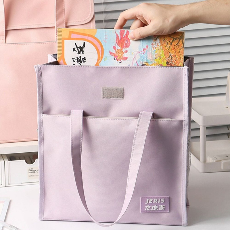 A4-es irattartók Tanulói oktató táskák Iratrendező hordtáska Szabadidő Kézitáska Nagy kapacitású Oxford Ruha Iskolatáskák Iskola