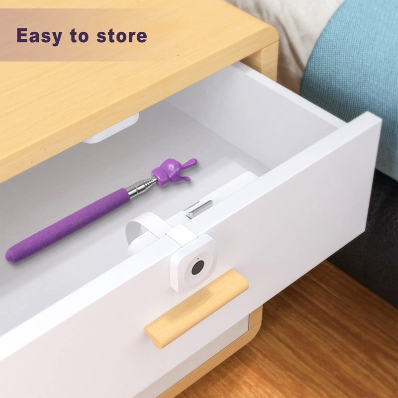 Ištraukiamas mokytojo rodyklės piršto dizainas, nerūdijančio plieno teleskopinis strypas, lenta, mokyklos mokomoji lazdelė, skaitymo lazdelė