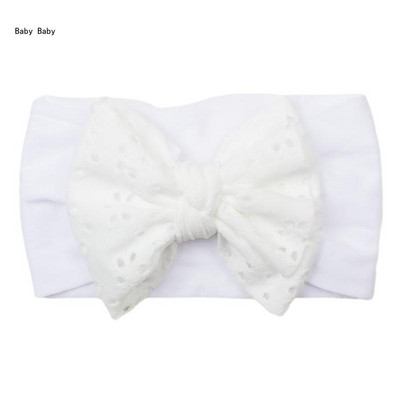 Stílusos baba masni fejpánt Divatos baba turbán fejpánt divatos masnis fejpánt elasztikus hajtartozékok csecsemő lányoknak