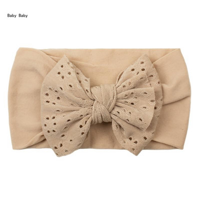 Stílusos baba masni fejpánt Divatos baba turbán fejpánt divatos masnis fejpánt elasztikus hajtartozékok csecsemő lányoknak