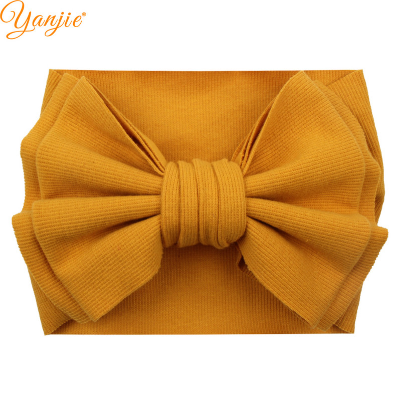 Μόδα 2022 Χειμερινό μαλλί πλεκτό 7" Φιόγκος μαλλιών διπλής στρώσης Βρεφική κεφαλή Χειροποίητα αξεσουάρ μαλλιών Αξεσουάρ κεφαλής κεφαλής