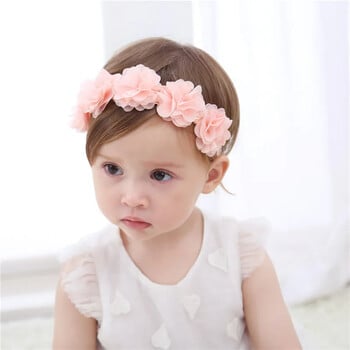 Baby Headband Flower Girls Bows Κορίτσια για μωρά για μωρά για κοριτσάκια Παιδικές κορδέλες Turban Newborn Haarband Baby Hair Αξεσουάρ