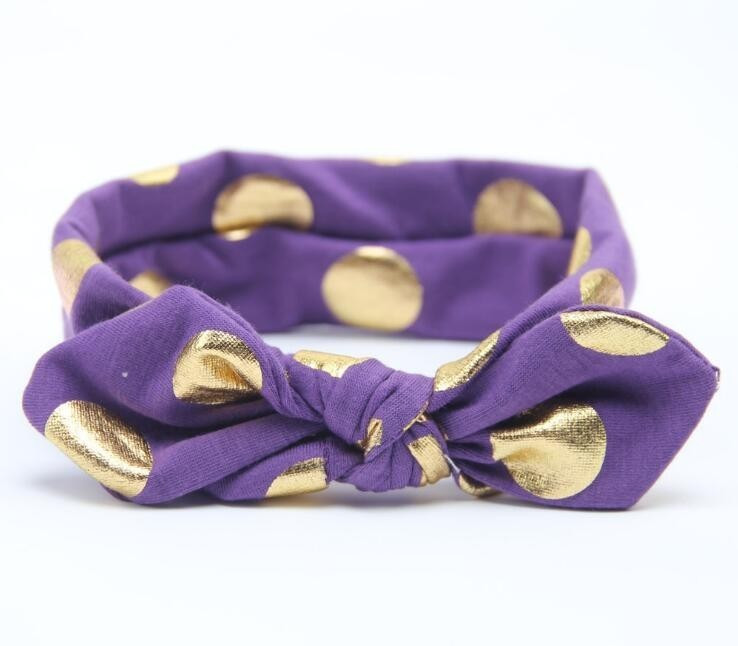 Puha haj kötés nyakkendő pánt fejpánt masni turbán gyermekek újszülött gyerekek kislány kiegészítők csípős pontozott fejfedők 