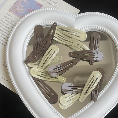 10 kom/lot nove kopče s crvenom zvijezdom za djevojčice, ukosnice u obliku kapi vode, crne ukosnice, ženske srebrne kopče za kosu, dodaci