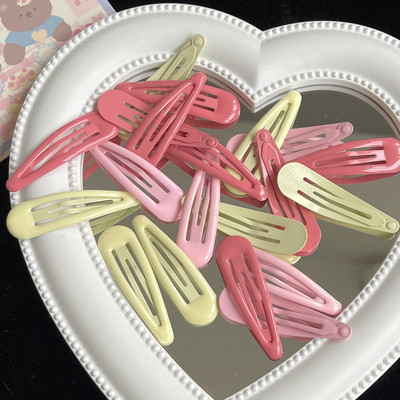 10 kom/lot nove kopče s crvenom zvijezdom za djevojčice, ukosnice u obliku kapi vode, crne ukosnice, ženske srebrne kopče za kosu, dodaci