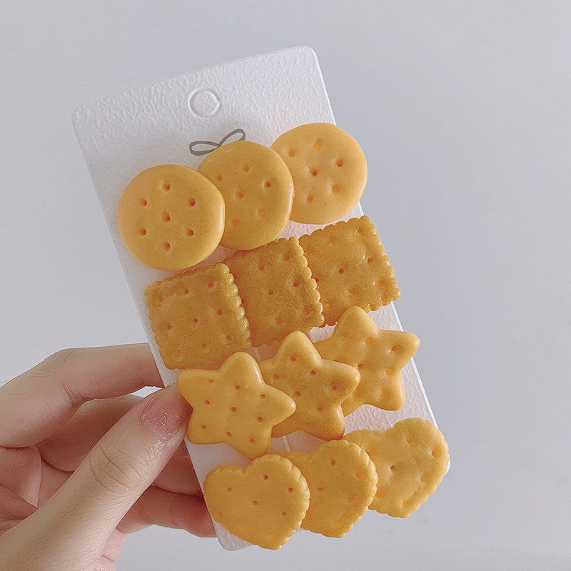 Aranyos lányok Süti alakú hajcsat hajtű hajgumik gyerekeknek Hajtűk fejfedők rajzfilm hajgumik haj kiegészítők Hajtű