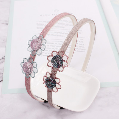 1 DB Gézutánzat Csokornyakkendő Hajpánt Aranyos Gyerekek Rajzfilm lányok Hajkarika Fejfedő Csipke haj kiegészítők