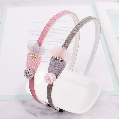 1 DB Gézutánzat Csokornyakkendő Hajpánt Aranyos Gyerekek Rajzfilm lányok Hajkarika Fejfedő Csipke haj kiegészítők