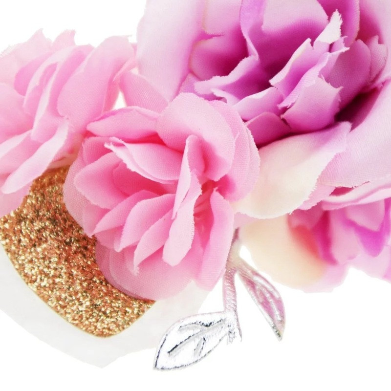 Jednorog 1. rođendanska djevojka Traka za glavu Baby Shower Party Dječji obruč za kosu Trake za kosu Dodaci Unicorn Party Decor Pokrivala