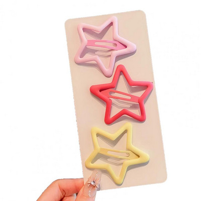 Erős hajkiegészítők Csillag hajcsatok Hercegnős stílusú Gyerek hajtűk Vágott csillag alakú Csúszásgátló, feszes lány haj