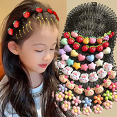 Rajzfilm Aranyos Csillag Hajtű Gyerek frufru Törött haj Betét Fésű Hajtű Lányok Gyerek Cukorka Szín Édes Haj karika Kiegészítők