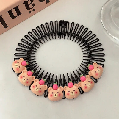 Rajzfilm Aranyos Csillag Hajtű Gyerek frufru Törött haj Betét Fésű Hajtű Lányok Gyerek Cukorka Szín Édes Haj karika Kiegészítők