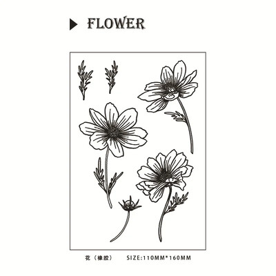 1 kom prozirnih markica s različitim uzorcima, albumi za albume, papirnate čestitke, DIY dnevnik rukotvorina, silikonske brtve