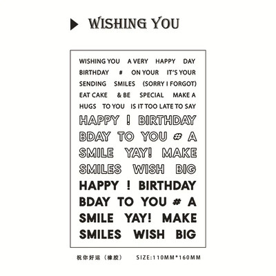 1 kom prozirnih markica s različitim uzorcima, albumi za albume, papirnate čestitke, DIY dnevnik rukotvorina, silikonske brtve