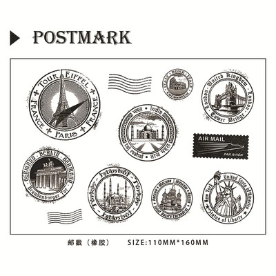 1 kom prozirnih markica s različitim uzorcima, albumi za albume, papirnate čestitke, DIY dnevnik rukotvorina, silikonske brtve