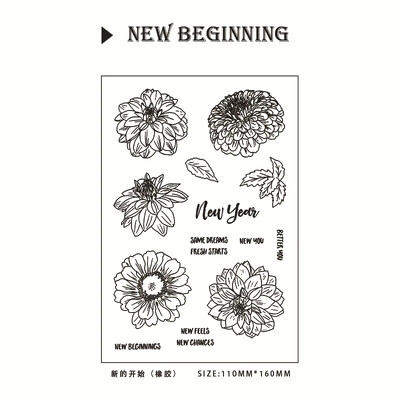 1 kom prozirnih markica s različitim uzorcima, albumi za albume, papirnate čestitke, DIY dnevnik rukotvorina, silikonske brtve