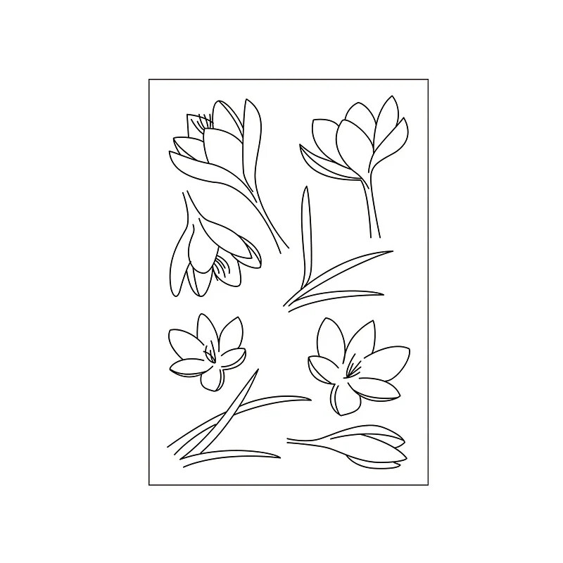 1 kom prozirnih markica s različitim uzorcima, albumi za albume, papirnate čestitke, DIY dnevnik rukotvorina, silikonske brtve