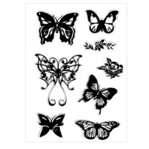 Japán átlátszó szilikon pecsét retro ikon DIY fotóalbum kártya kézi számla bélyegek bélyegek scrapbooking dekorátornak