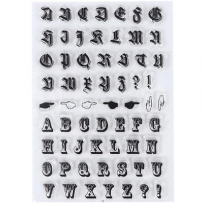 Japán átlátszó szilikon pecsét retro ikon DIY fotóalbum kártya kézi számla bélyegek bélyegek scrapbooking dekorátornak