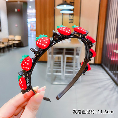 Új aranyos rajzfilm Hajpántok Lányok Virágok Gyümölcsök Forma Hajpántok Korea Fejfedők Gyerekeknek Haj Kiegészítők Ajándék
