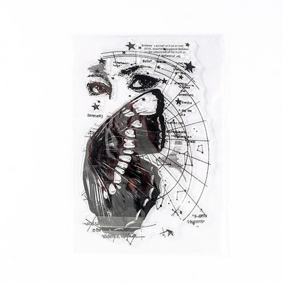 Vintage növény pillangószám átlátszó szilikon bélyegző vintage átlátszó bélyegek barkács scrapbooking dekoráció napló kollázs pecsét