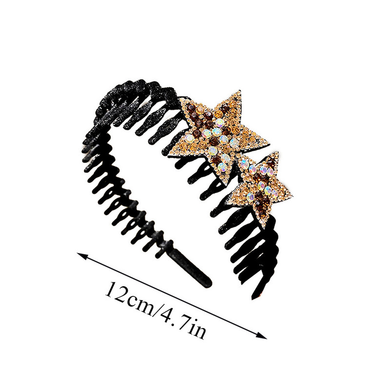 2023-as divatos csillogó lány hajgumik Aranyos színű hajpántok Szép masni csillagok fejpántok nőknek ajándékok hajkiegészítők
