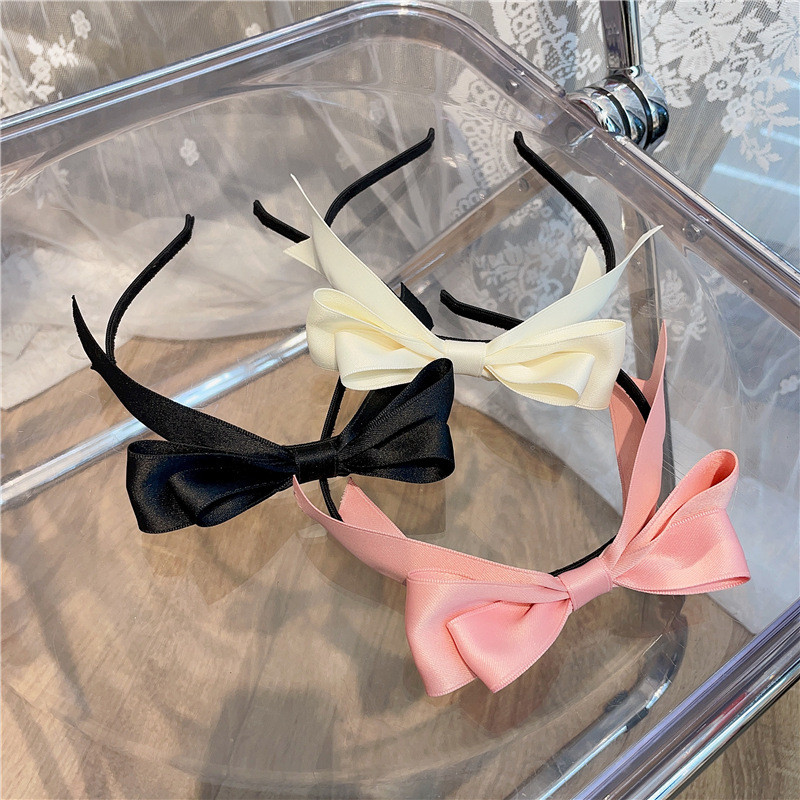 Hajpánt magas koponya felső 3D masnis szalagos fejpánt vékony aranyos hercegnős hajkiegészítők lányoknak