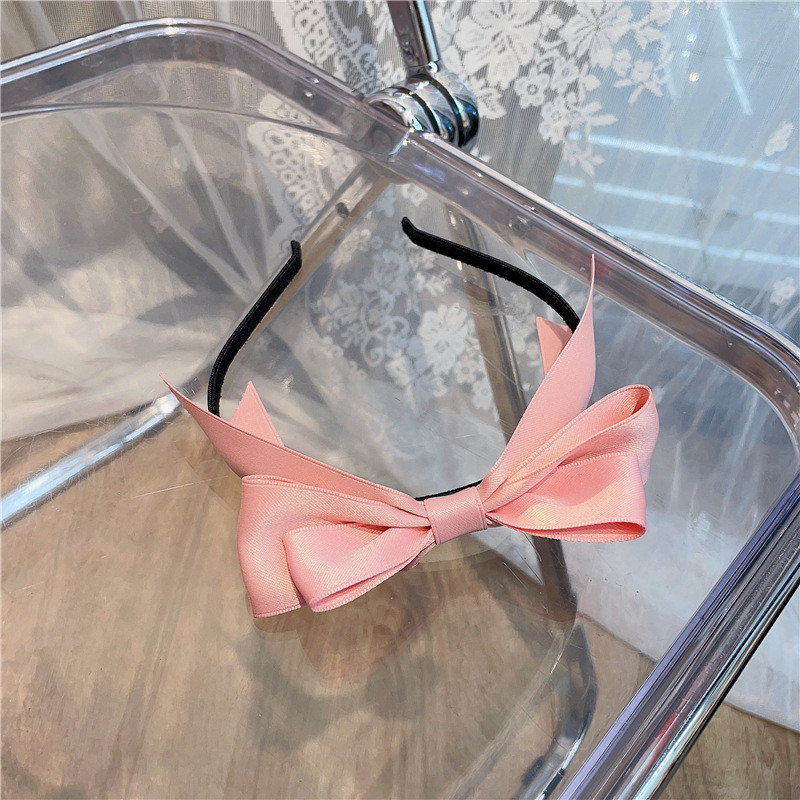 Hajpánt magas koponya felső 3D masnis szalagos fejpánt vékony aranyos hercegnős hajkiegészítők lányoknak