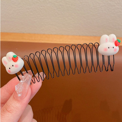 Gyermekek láthatatlan törött haj hajtű felnőtt tiara eszközök ívelt tű frufru Fix U alakú betét hajformázó fésű kiegészítők