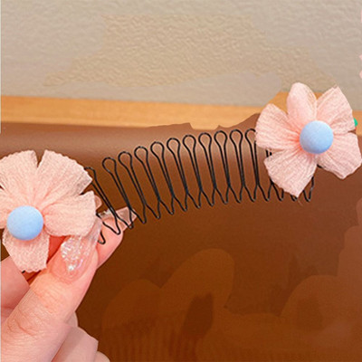 Gyermekek láthatatlan törött haj hajtű felnőtt tiara eszközök ívelt tű frufru Fix U alakú betét hajformázó fésű kiegészítők