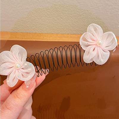 Gyermekek láthatatlan törött haj hajtű felnőtt tiara eszközök ívelt tű frufru Fix U alakú betét hajformázó fésű kiegészítők