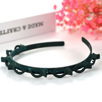 Dupla frufru frizura hajcsatok hajtű fej karika csavart fonott csipesz elöl hajcsat hajtű fejpánt szépségápolási eszköz