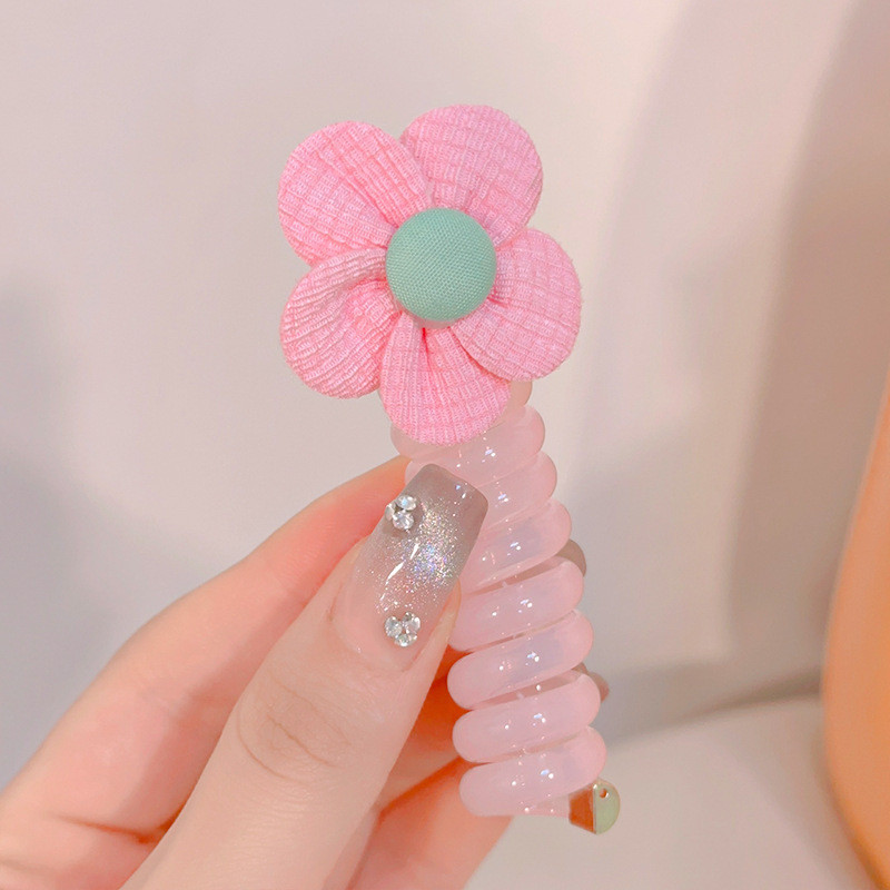 Gyermek fonott telefonvonal, hajhurok, hajkötél, színes pillangó, lófarok fejpánt, nem károsító haj, magas