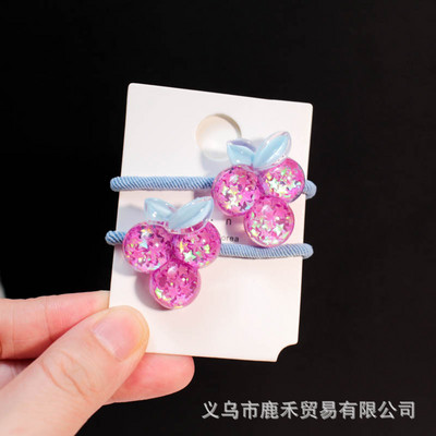 Bling Juukseaksessuaarid Tüdrukutele Laserlitrid Lillelised juukserõngad Para El Pelo Sädelevad peapaelad Elastsed juuksepaelad 머리끈